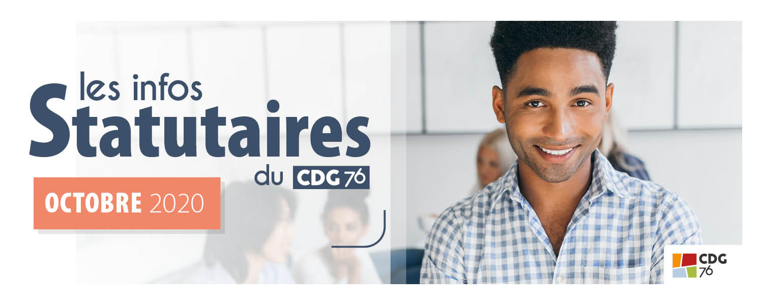 INFOS STATUTAIRES : RETROUVEZ LE DERNIER NUMÉRO (OCTOBRE 2020)