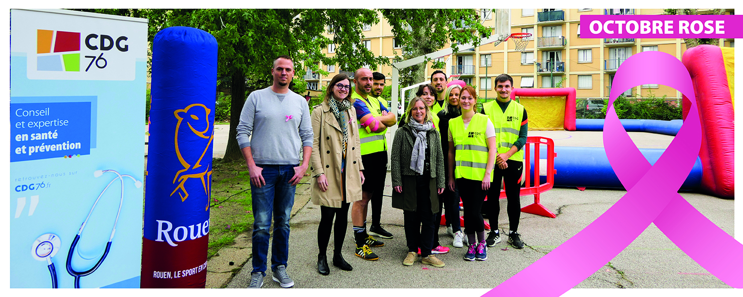 OCTOBRE ROSE : LE CDG 76 SE MOBILISE !