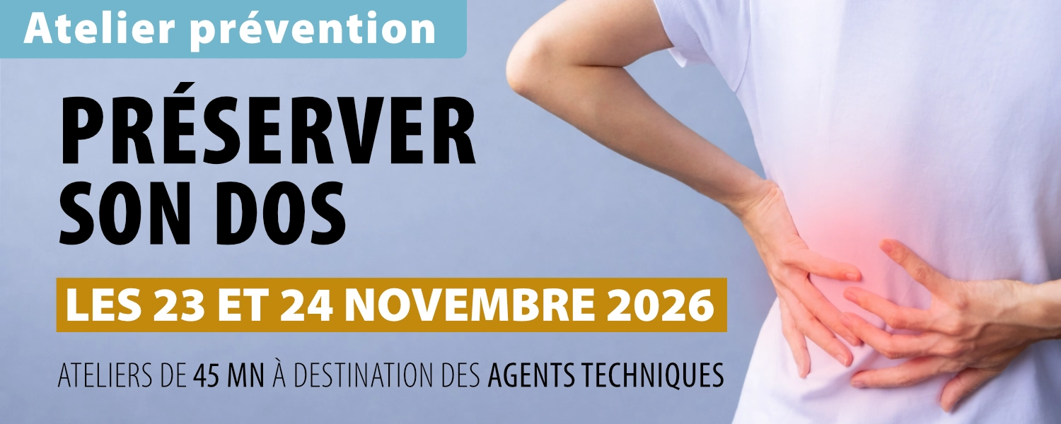 Atelier prévention destiné aux agents techniques