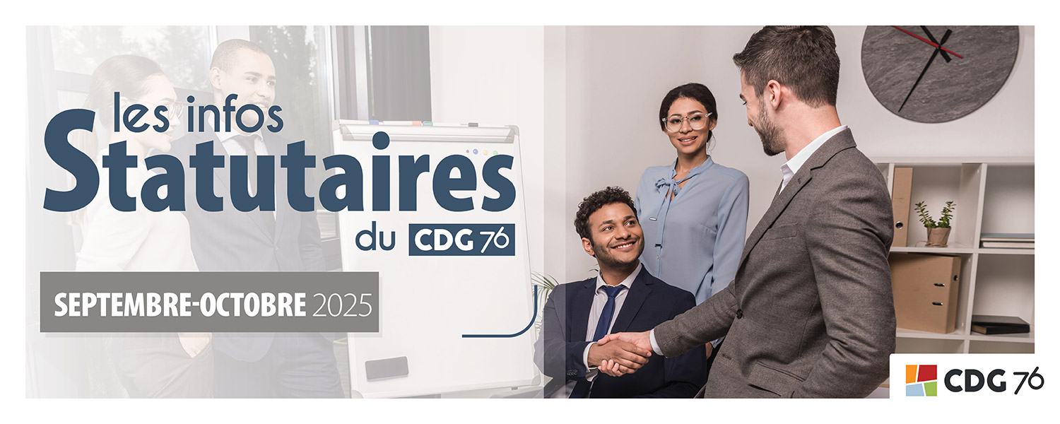 Infos statutaires retrouvez le dernier numéro septembre-octobre 2025