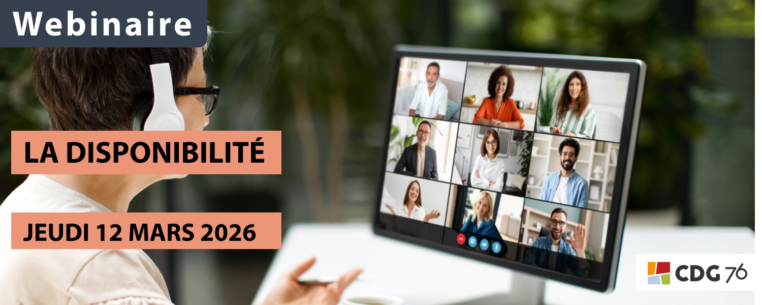 Webinaire « la disponibilité dans la FPT »