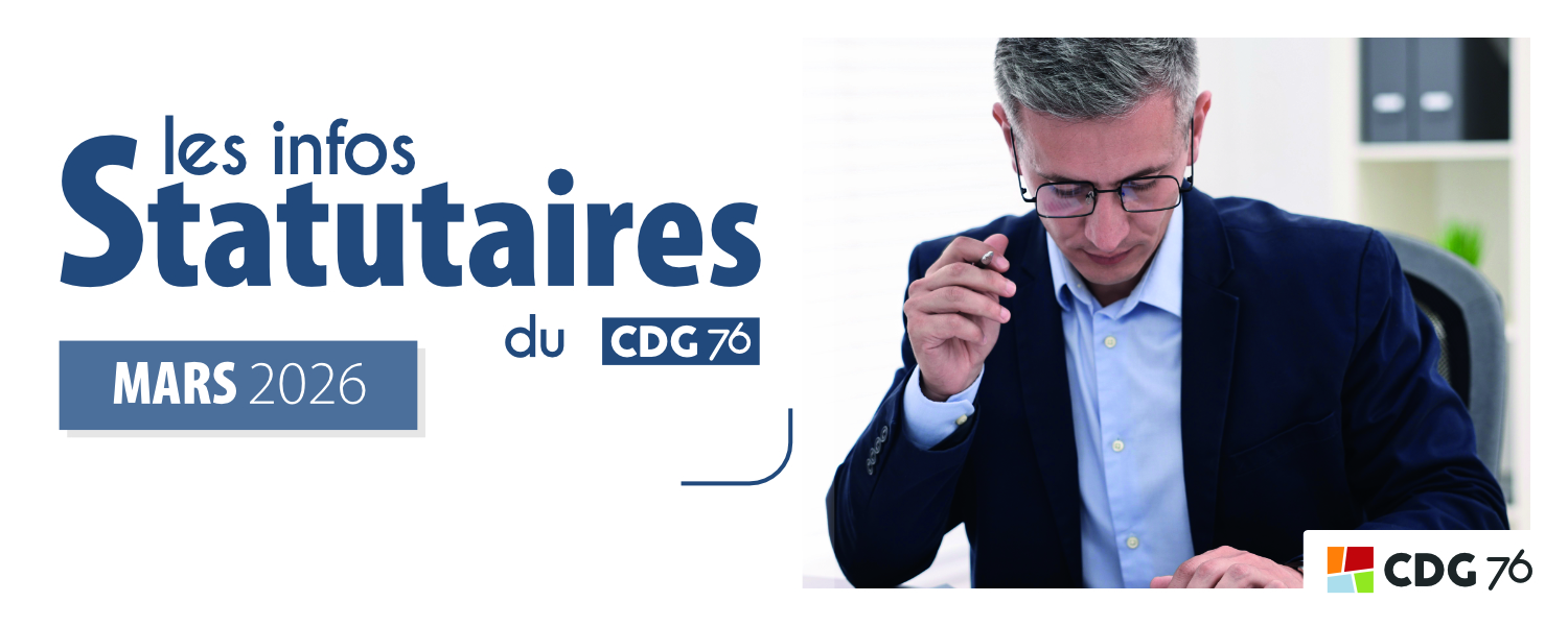 Infos statutaires retrouvez le dernier numéro mars 2026