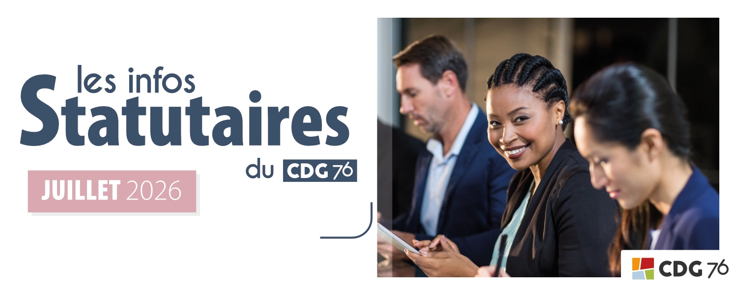 Infos statutaires retrouvez le dernier numéro – Juillet 2026